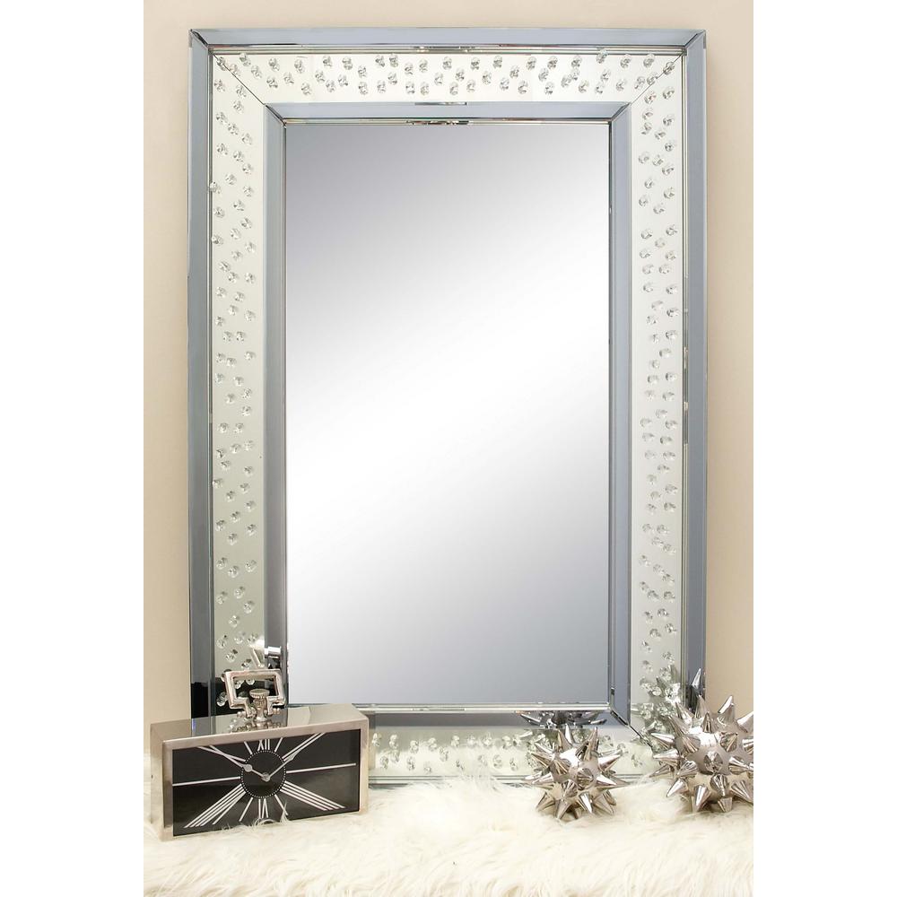 Litton Lane Large Rectangle Clear Contemporary Mirror 47 In H X 32 W 79280 The Home Depot - Large Decorative Rectangular Wall Mirrors Litton Lane Large Rectangle Clear Contemporary Mirror 47 In H X 32 W 79280 The Home Depot - Large Decorative Rectangular Wall Mirrors