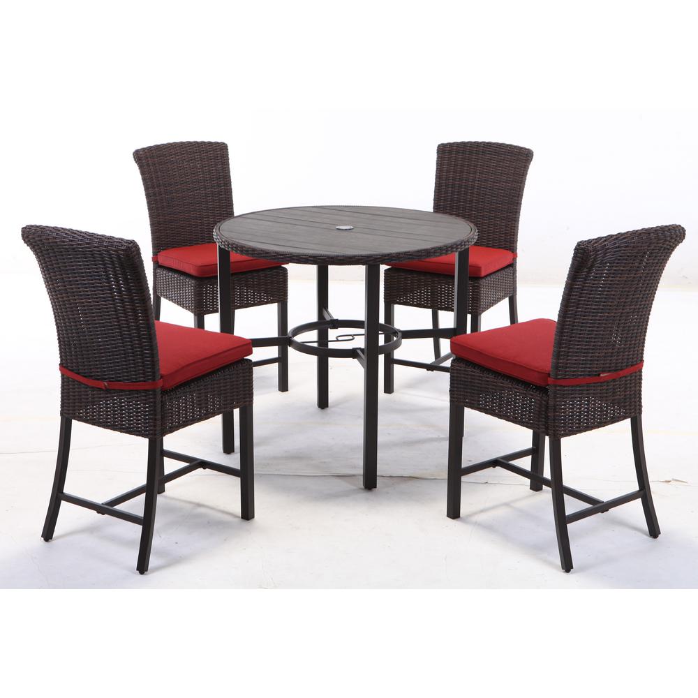 Bar Height Patio Dining Sets Patio Dining Furniture The Home Depot
