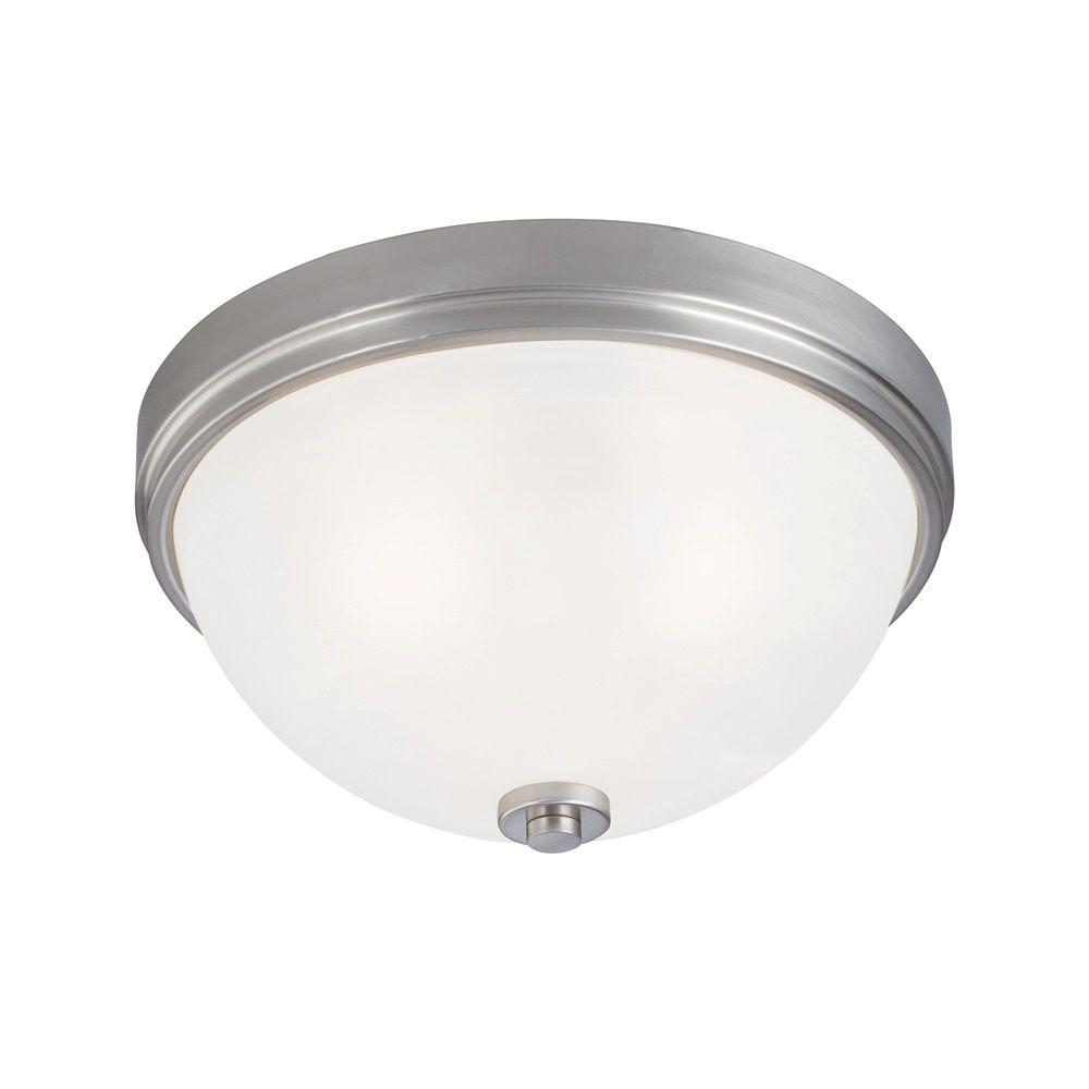 Westinghouse 3 Light Ceiling Fixture Brushed Nickel Interior Flush Westinghouse 3 Light Ceiling Fixture Brushed Nickel Interior Flush Mount With Frosted White Alabaster