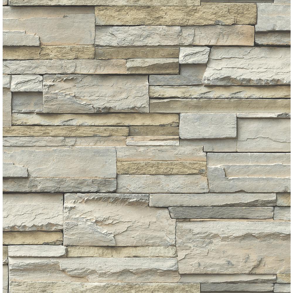 Stone Slate L And Stick Wallpaper Sample
