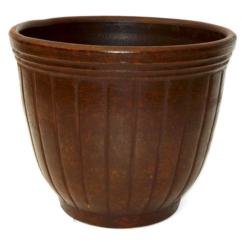The Plant Stand of Arizona 22 in. Round Clay Mexican Pot