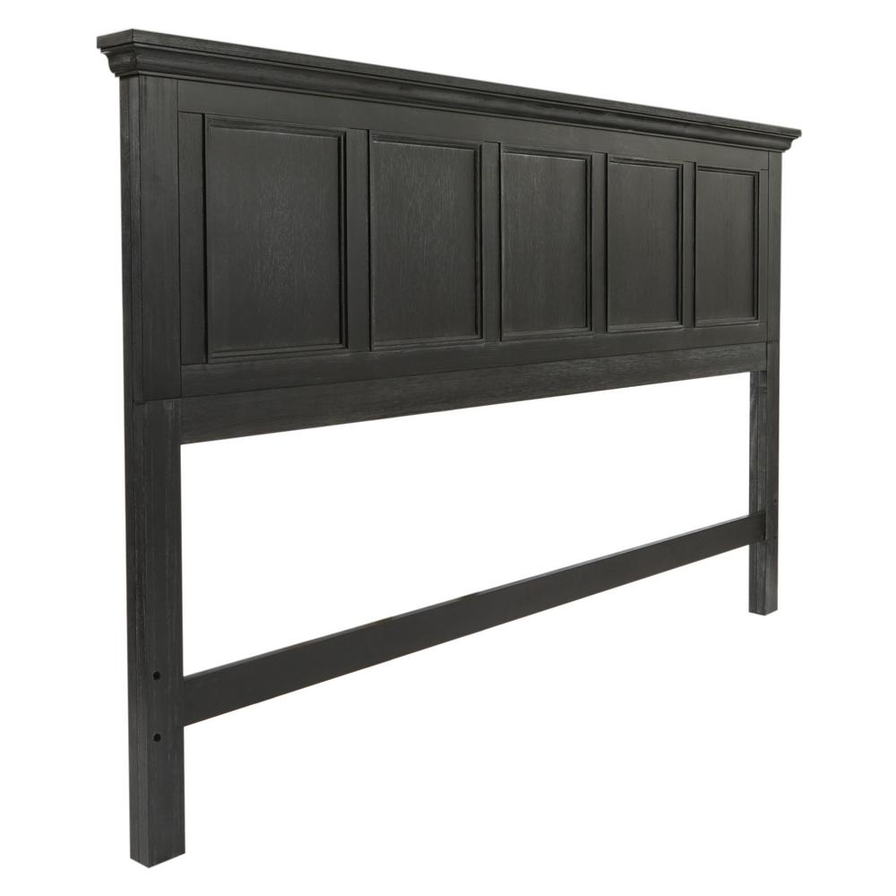 Osp Home Furnishings Farmhouse Basics Rustic Black King