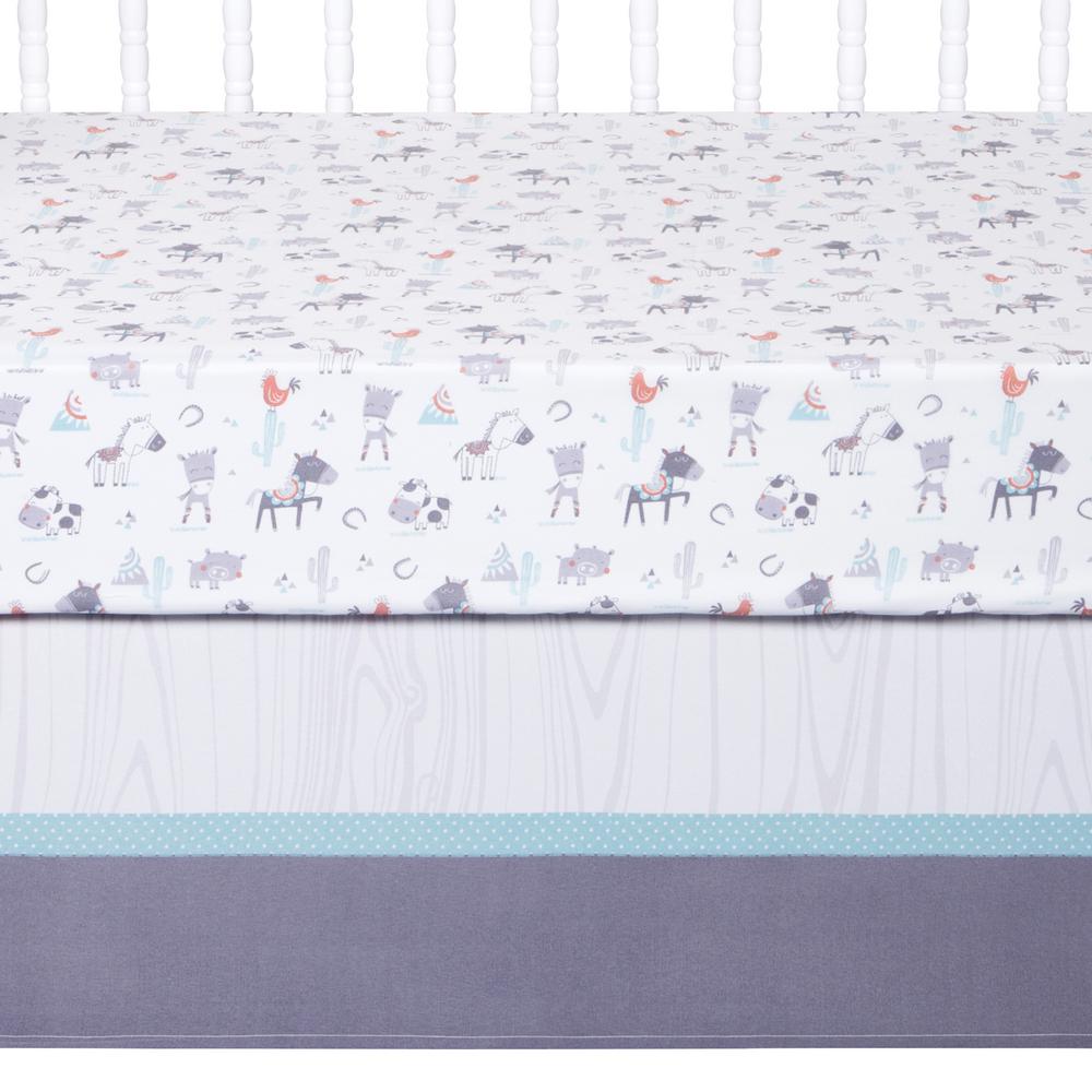 Sammy Lou By Trend Lab Farmstead Friends 4 Piece Crib Bedding