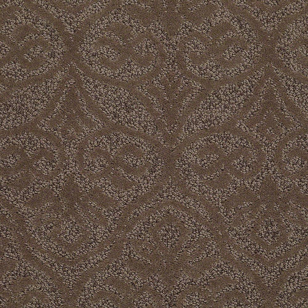brown patterned carpet
