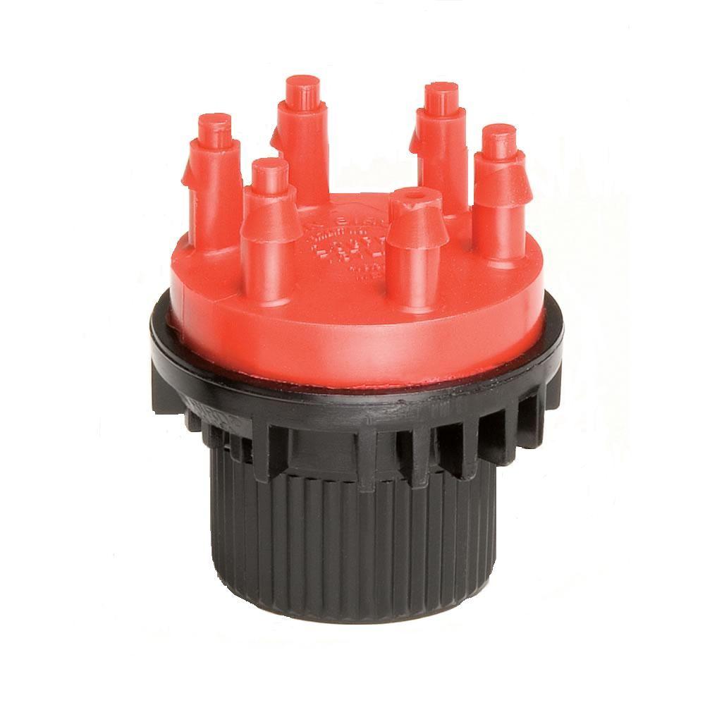 6 port drip manifold