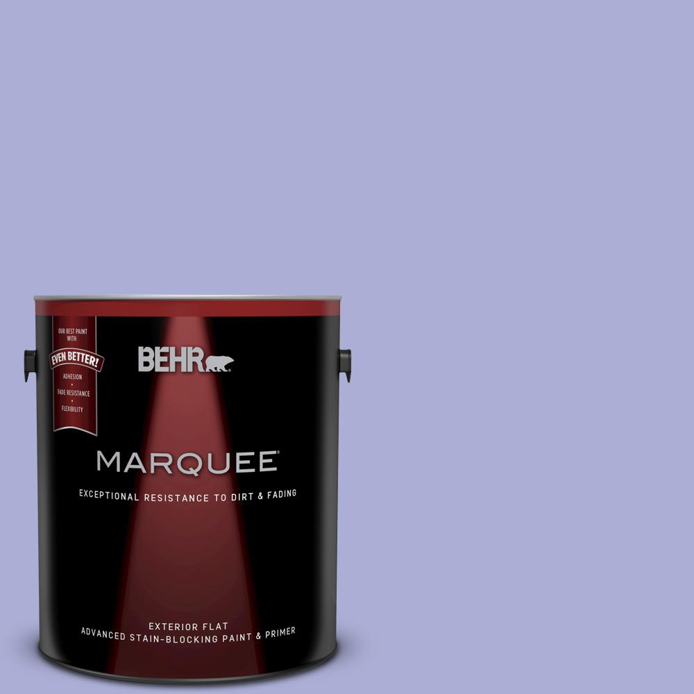 BEHR MARQUEE 1gal. 630C1 Lavender Haze Flat Exterior Paint445001