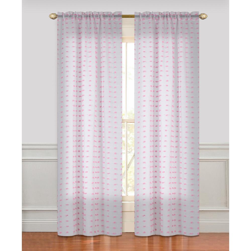 28 5 38 5 Sheer Curtains Curtains Drapes The Home Depot