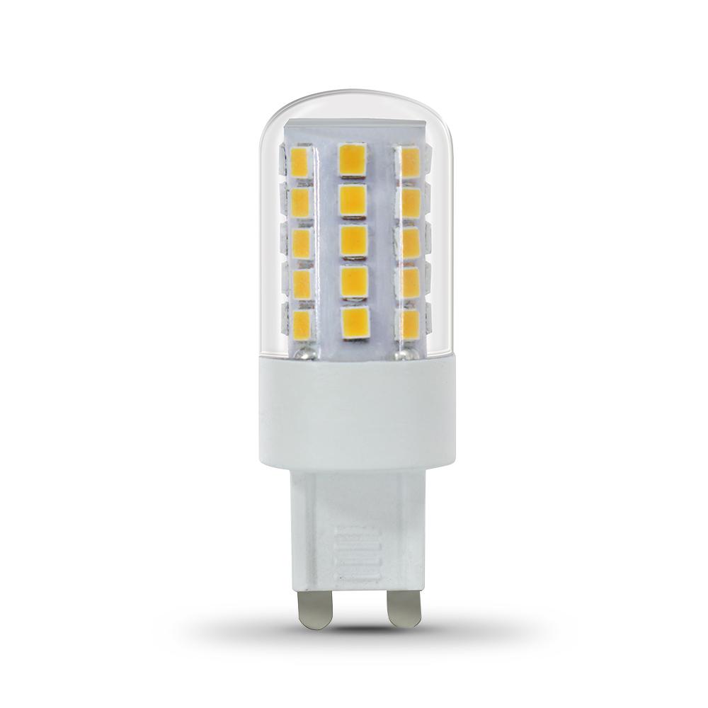 G9 Low Heat Led Bulbs Light The Home Depot 40 Watt Equivalent Warm White 3000k G9 Bi Pin Led Light Bulb