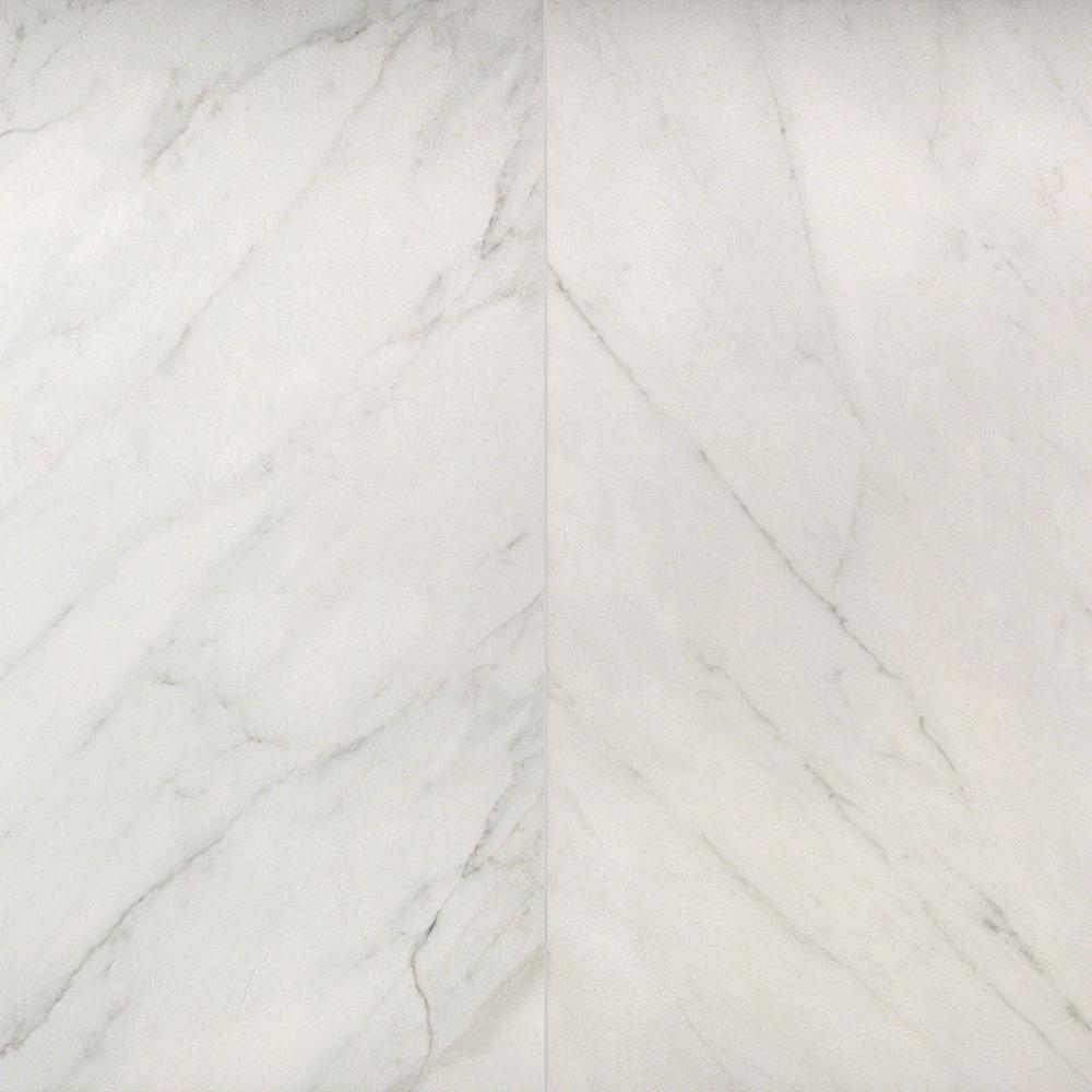 Ivy Hill Tile Kepto White 30 in. x 30 in. Matte Marble Look Porcelain