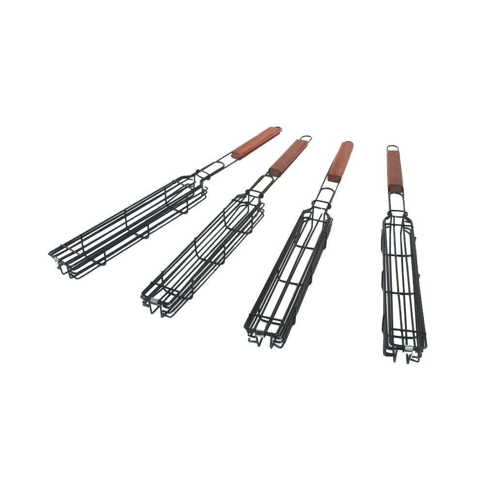 Charcoal Companion NonStick Single Kabob Baskets (Set of 4)CC3087