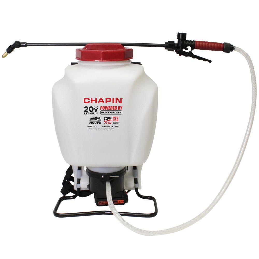 Chapin 4 Gal Rechargeable 20 Volt Lithium Ion Battery Powered
