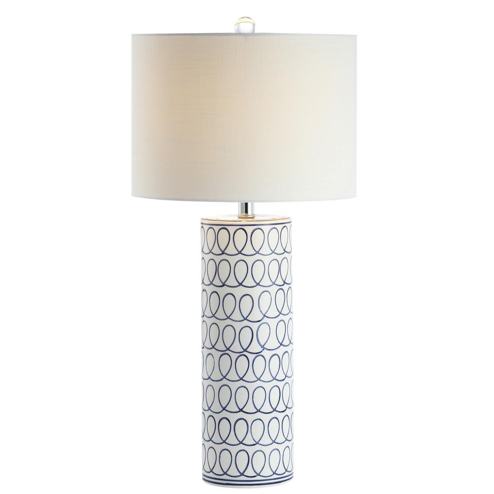 modern blue table lamp