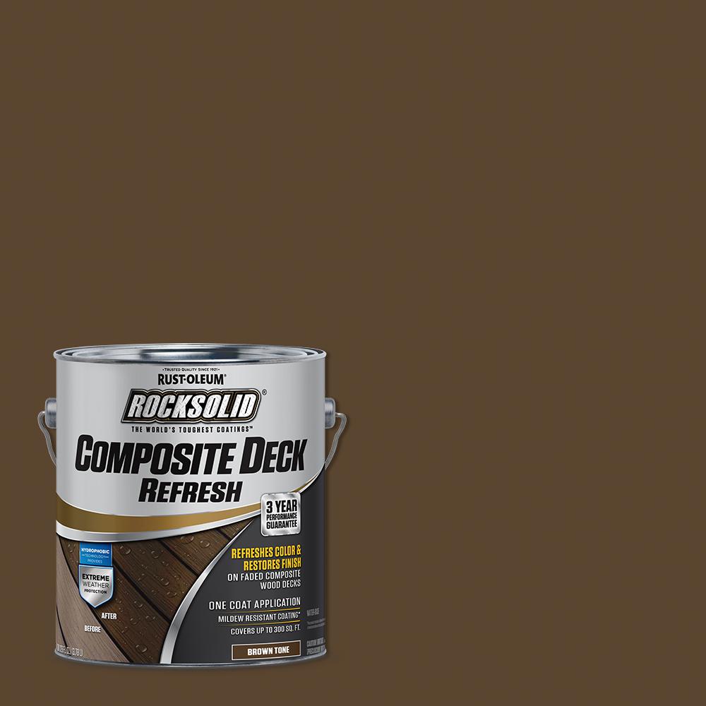 RustOleum RockSolid 1 Gal. Brown Tone Composite Deck Coating (2 Pack