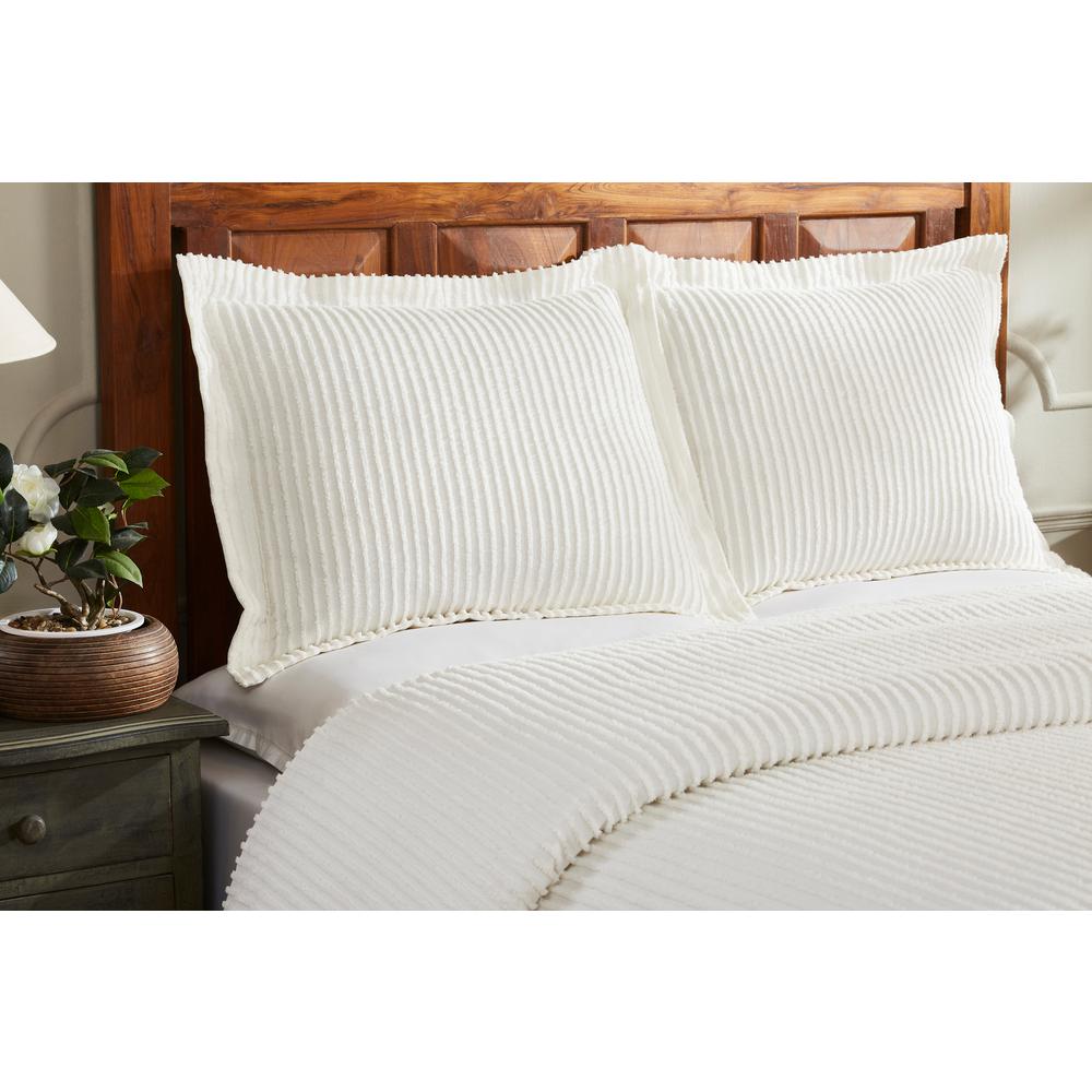 The Pillow Collection Taregan Stripes Bedding Sham Multicolor King/20 x 36 