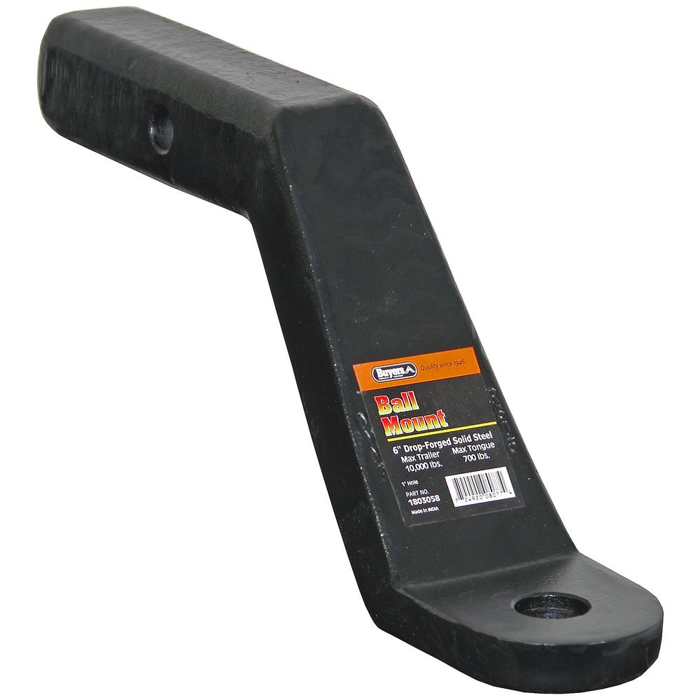 Buyers Products Company 6 in. Drop HeavyDuty Ball Mount for 1 in