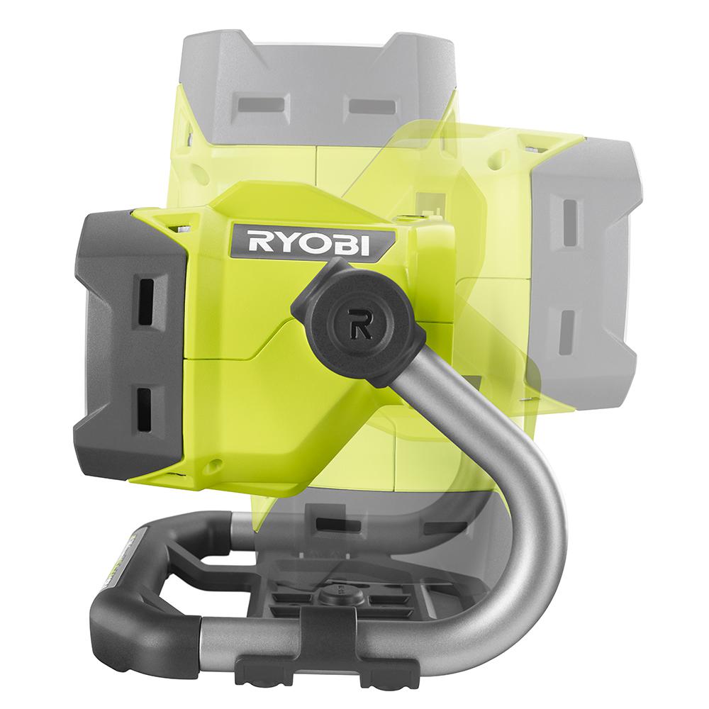 Ryobi 18Volt ONE+ Hybrid LED Color Range Work Light The Home Depot