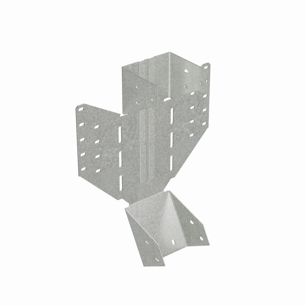 simpson joist hanger double adjustable tie light strong 2x10 hangers slope gauge skew galvanized g90 homedepot