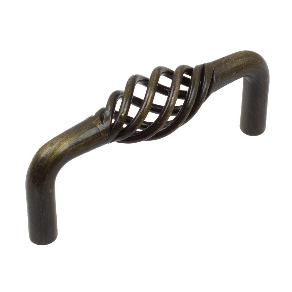 Brass Bird Cage Pull Drawer Pulls Cabinet Hardware The