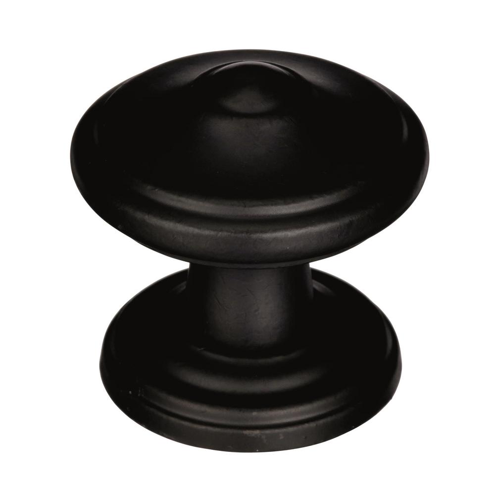 Amerock Revitalize 11/4 in (32 mm) Diameter Black Bronze Knob