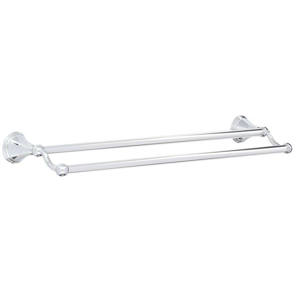 MOEN Preston 24 in. Double Towel Bar in ChromeDN8422CH The Home Depot