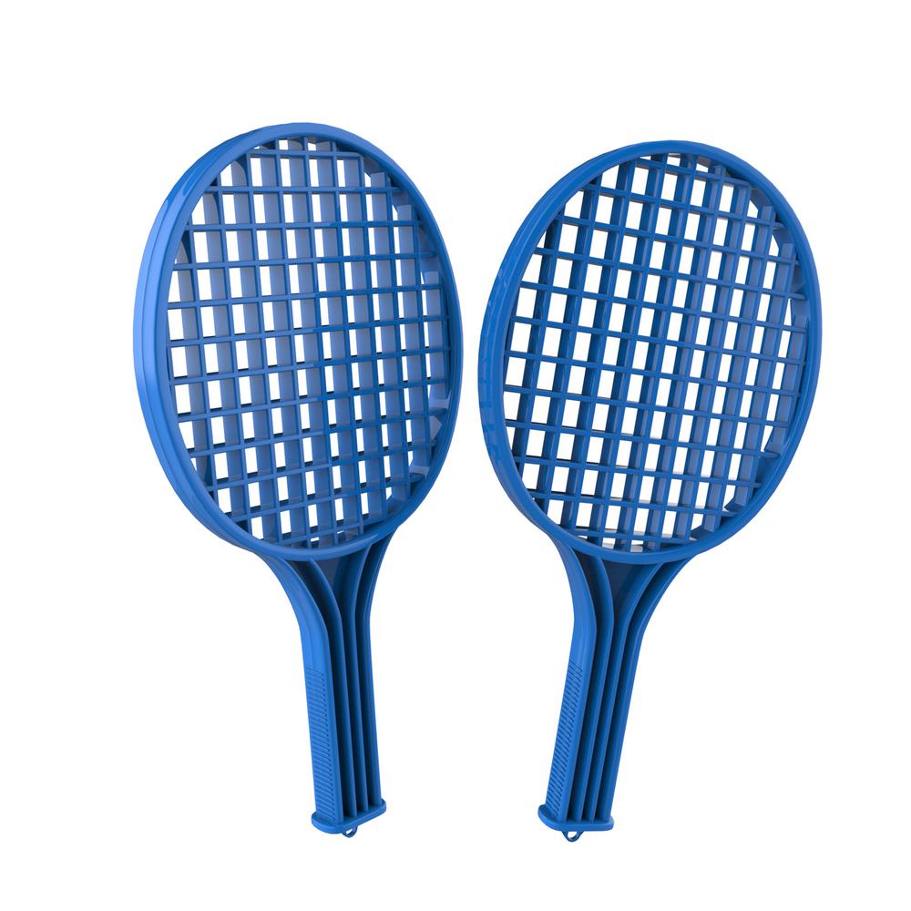 Backyard Tether Kit with Tennis Ball and Paddle Set and Families Adults