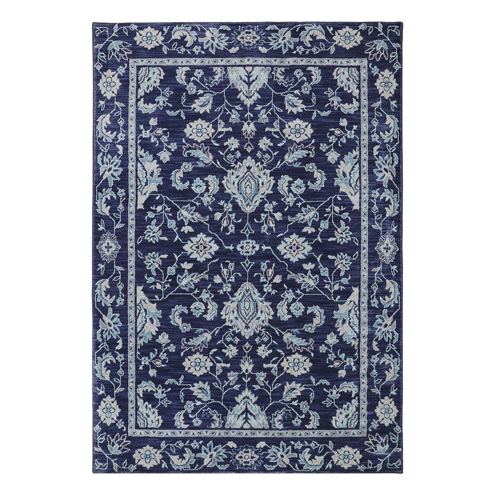 Mohawk Home Addison Indigo 8 Ft X 10 Area Rug 000163 The Mohawk Home Addison Indigo 8 Ft X 10 Area Rug