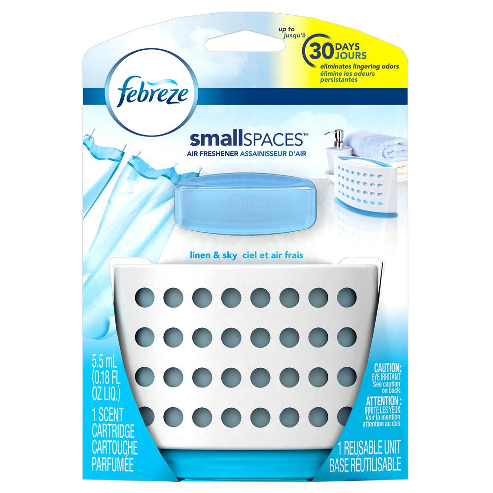 Febreze Small Spaces 0.18 oz. Linen and Sky Cartridge Air Freshener ... Febreze Small Spaces 0.18 oz. Linen and Sky Cartridge Air Freshener ...
