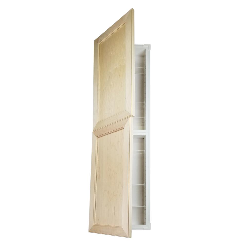 Unbranded Recessed Medicine Cabinet 14 In W X 50 In H X 3 5 In D Lake 250 Unf The Home Depot