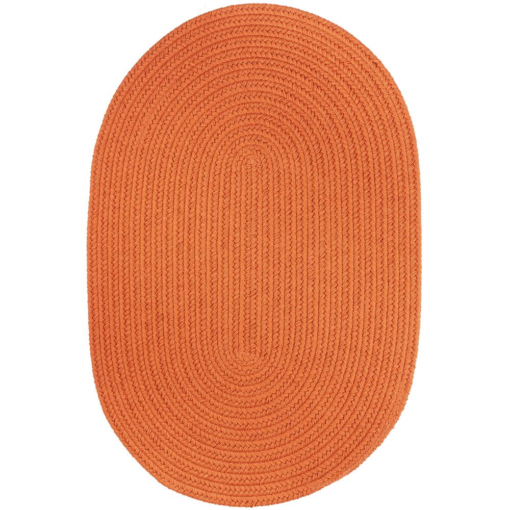 Rhody Rug Texturized Solid Mango Poly 7 Ft X 9 Oval Braided Texturized Solid Mango Poly 7 Ft X 9 Oval Braided Area Rug