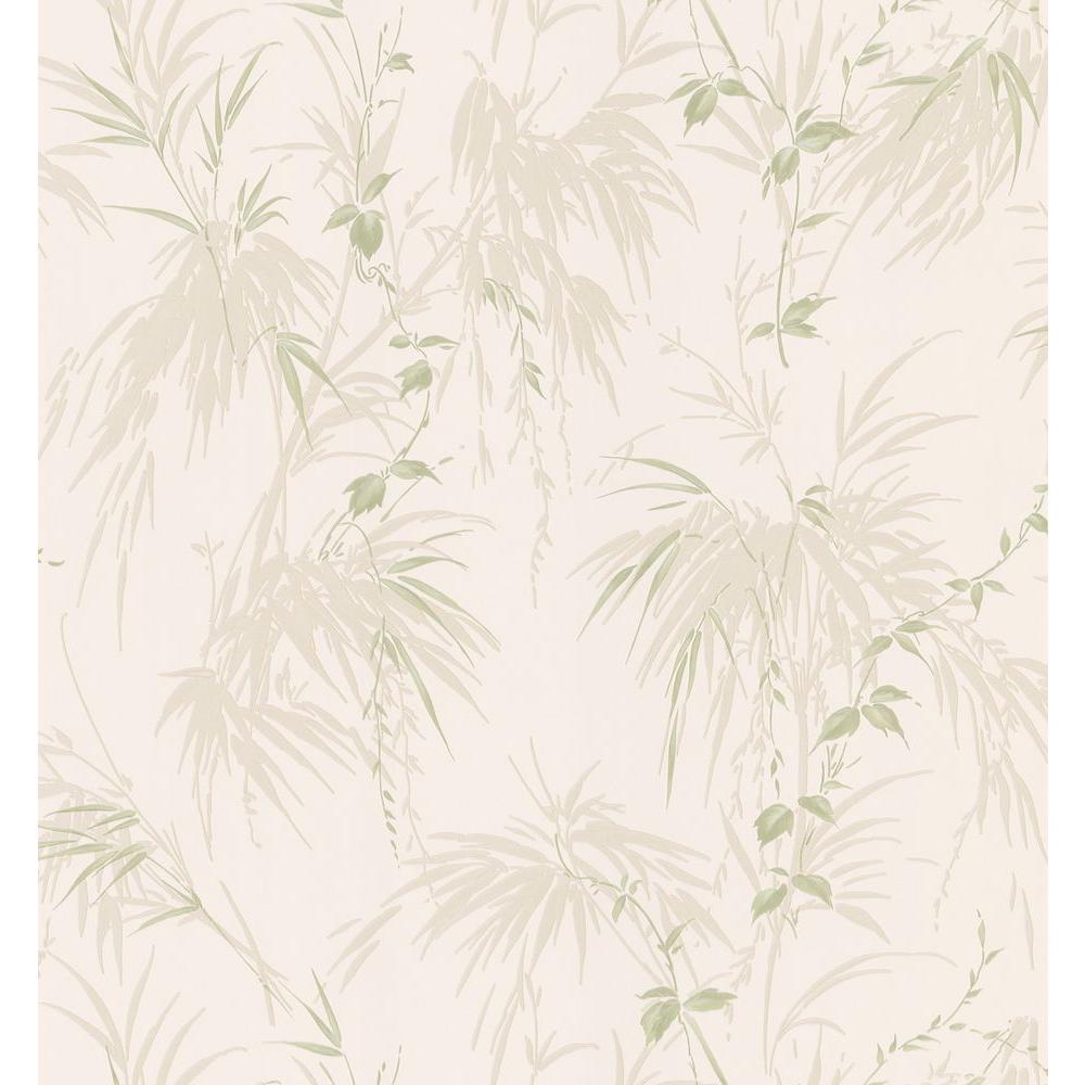 Brewster Bath Bath Bath III Beige Fern Wallpaper Sample14963831SAM