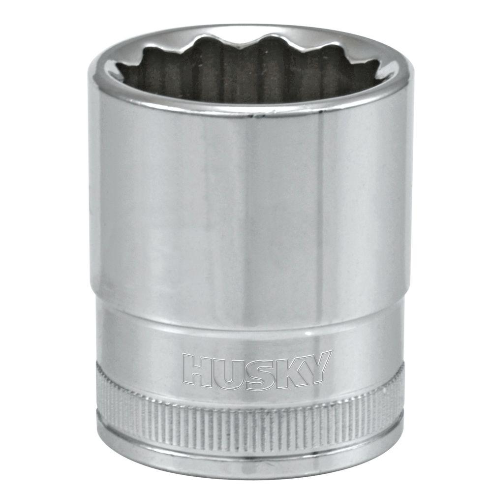 Husky 1/2 in. Drive 21 mm 12Point Metric Standard SocketH2D12P21M