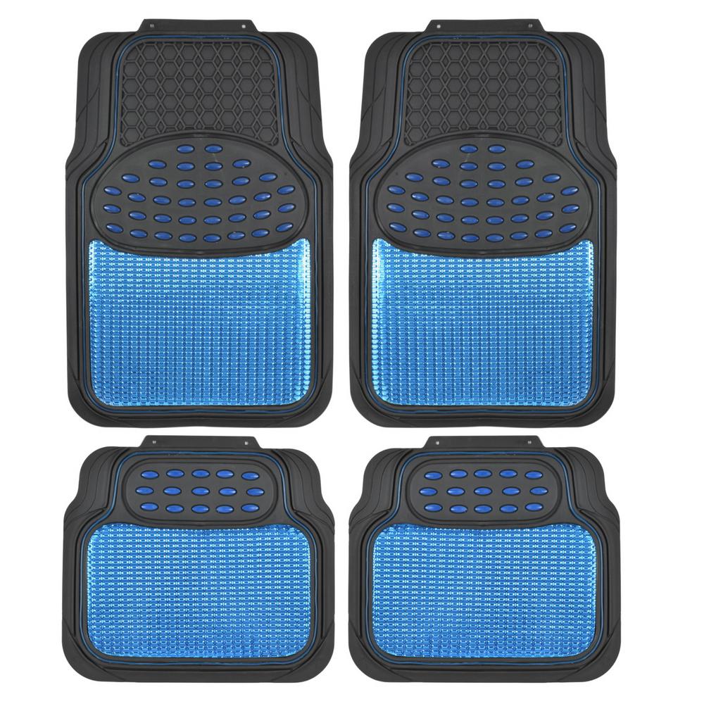 blue car mats