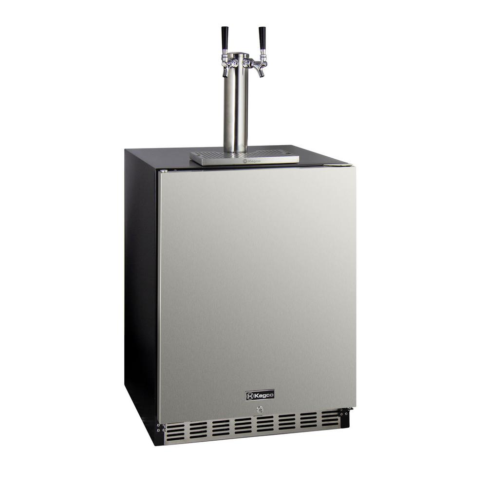 Kegco Dual Tap ADA Undercounter Kegerator with XCLUSIVE Premium Direct