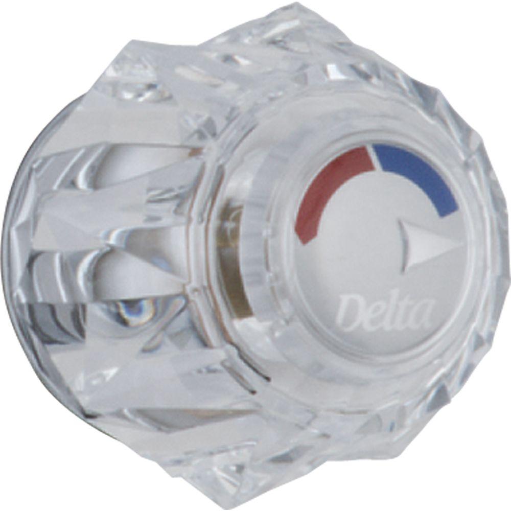 Delta Clear Knob Handle For 13 14 Series Shower Faucets H71 The