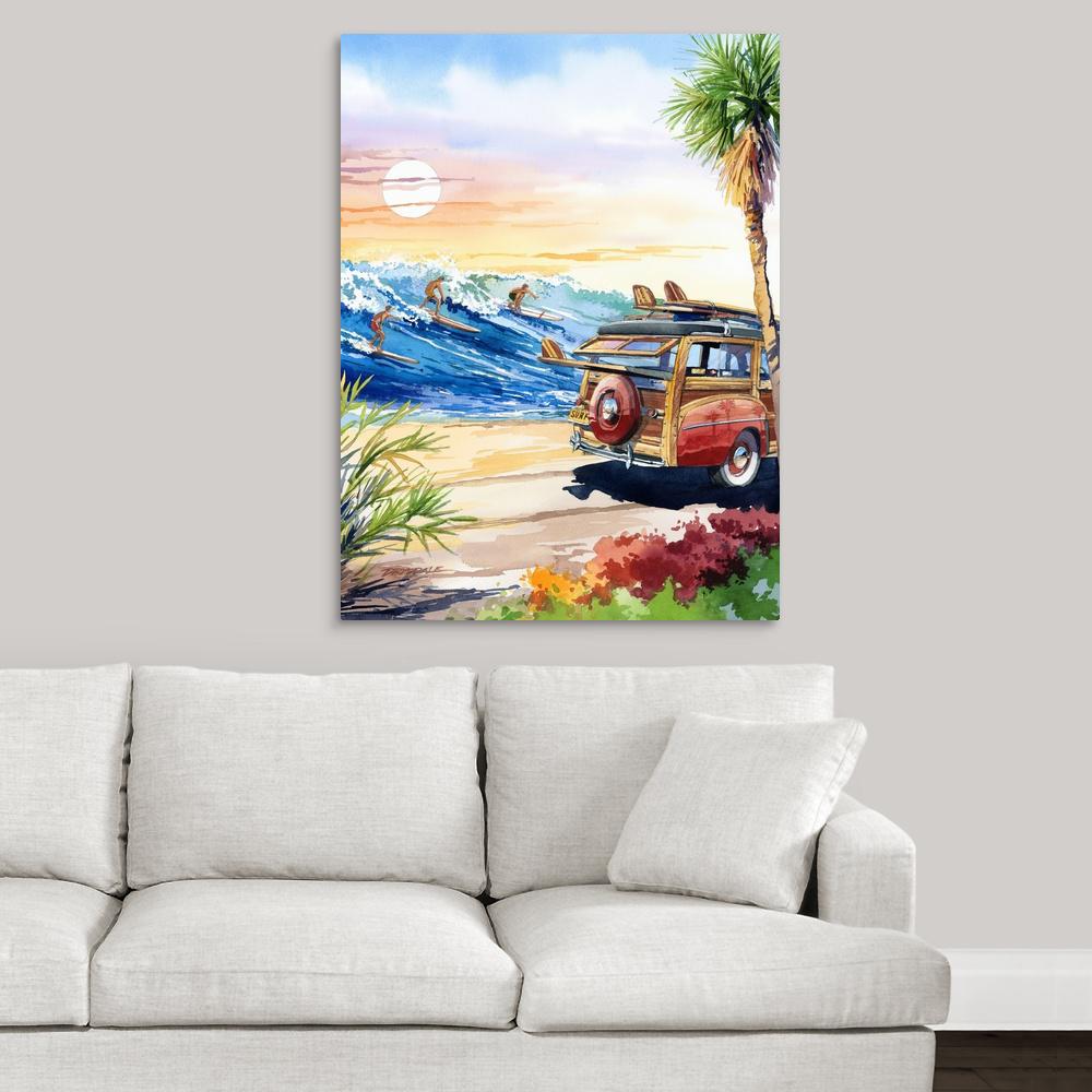 Greatbigcanvas 30 In X 40 In Endless Summer By Bill Drysdale Canvas Wall Art 2524230 24 30x40 The Home Depot