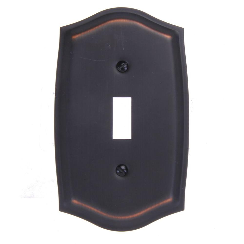 Amerelle Sonoma 1Toggle Wall Plate, Aged Bronze76TVB The Home Depot