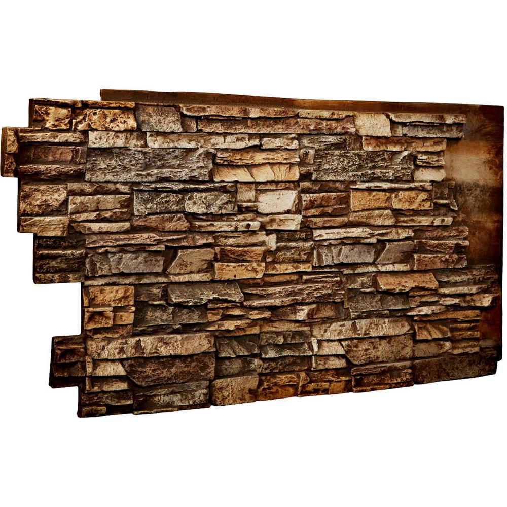 Ekena Millwork 1 2 In X 48 25 Geneva Urethane Stacked Stone Wall Panel