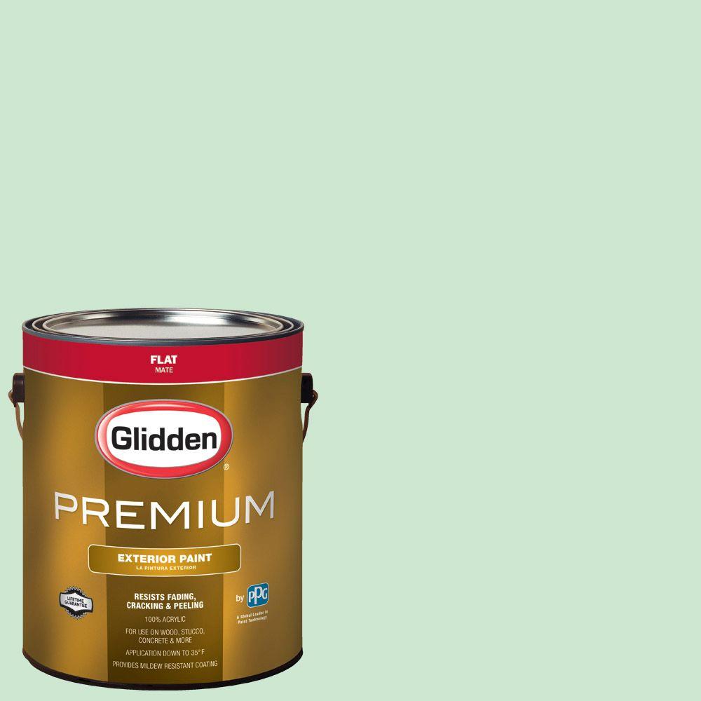 Glidden Premium 1 Gal Hdgg55d New Mint Green Flat Latex Exterior Hdgg55d New Mint Green Flat Latex Exterior Paint