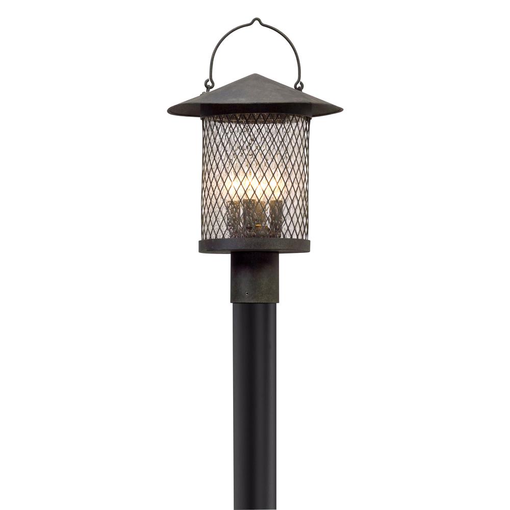 Troy Lighting Altamont 4 Light Outdoor French Iron Post P5175 Altamont 4 Light Outdoor French Iron Post
