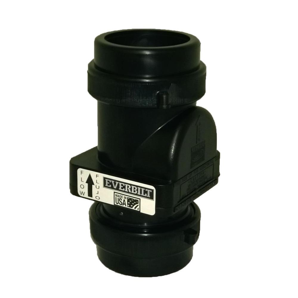 Everbilt 2 in. ABS Heavy Duty Sewage Pump Check Valve-THD1026 - The