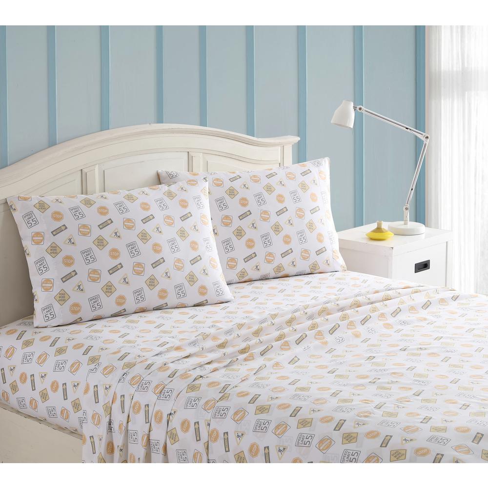 construction twin bedding set