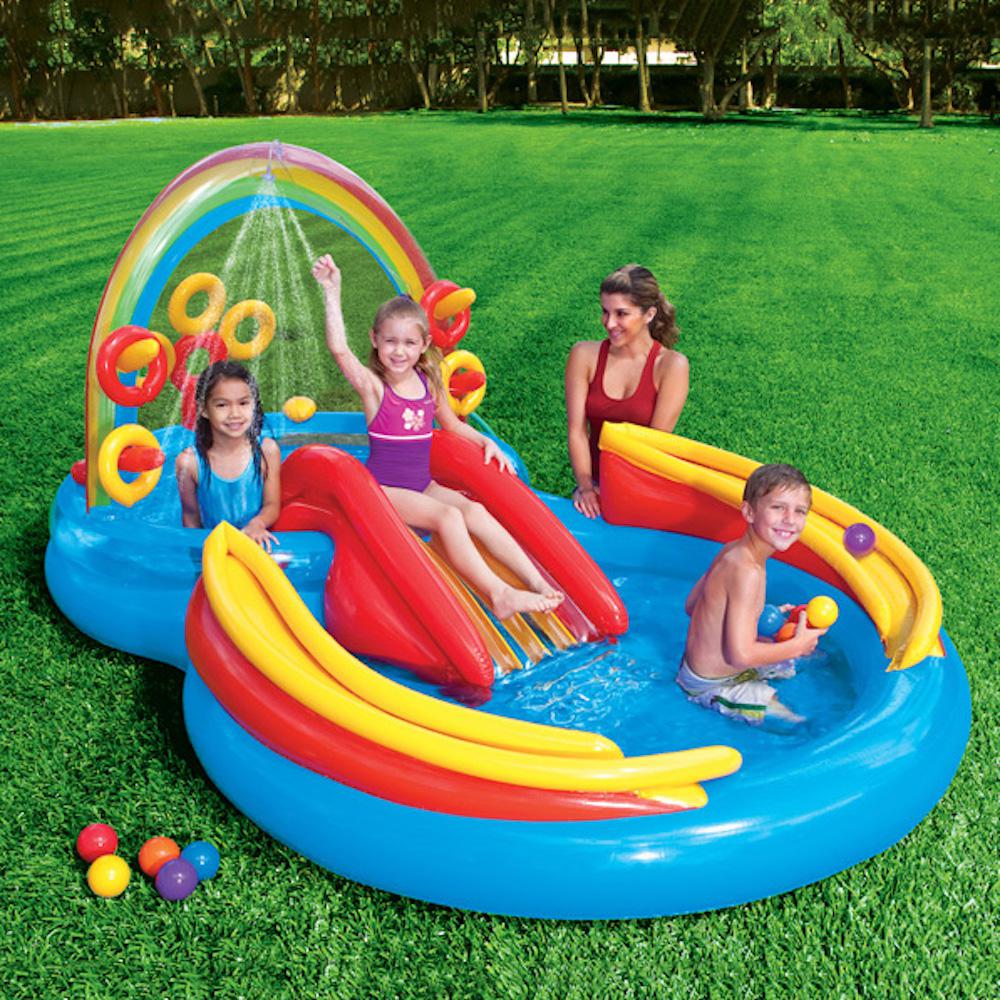 Rainbow Ring Inflatable Water Play Center