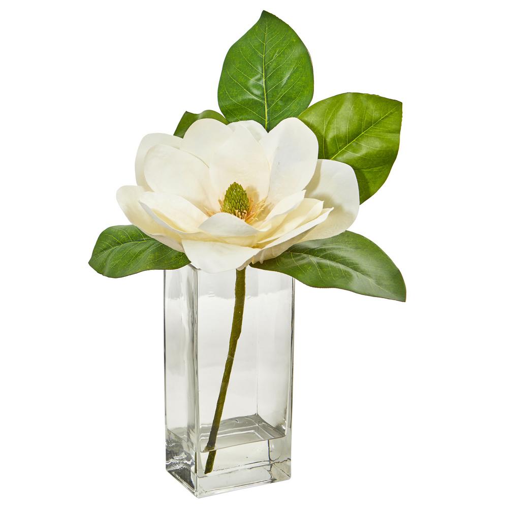 Nearly Natural Indoor Large Magnolia Artificial Arrangement In