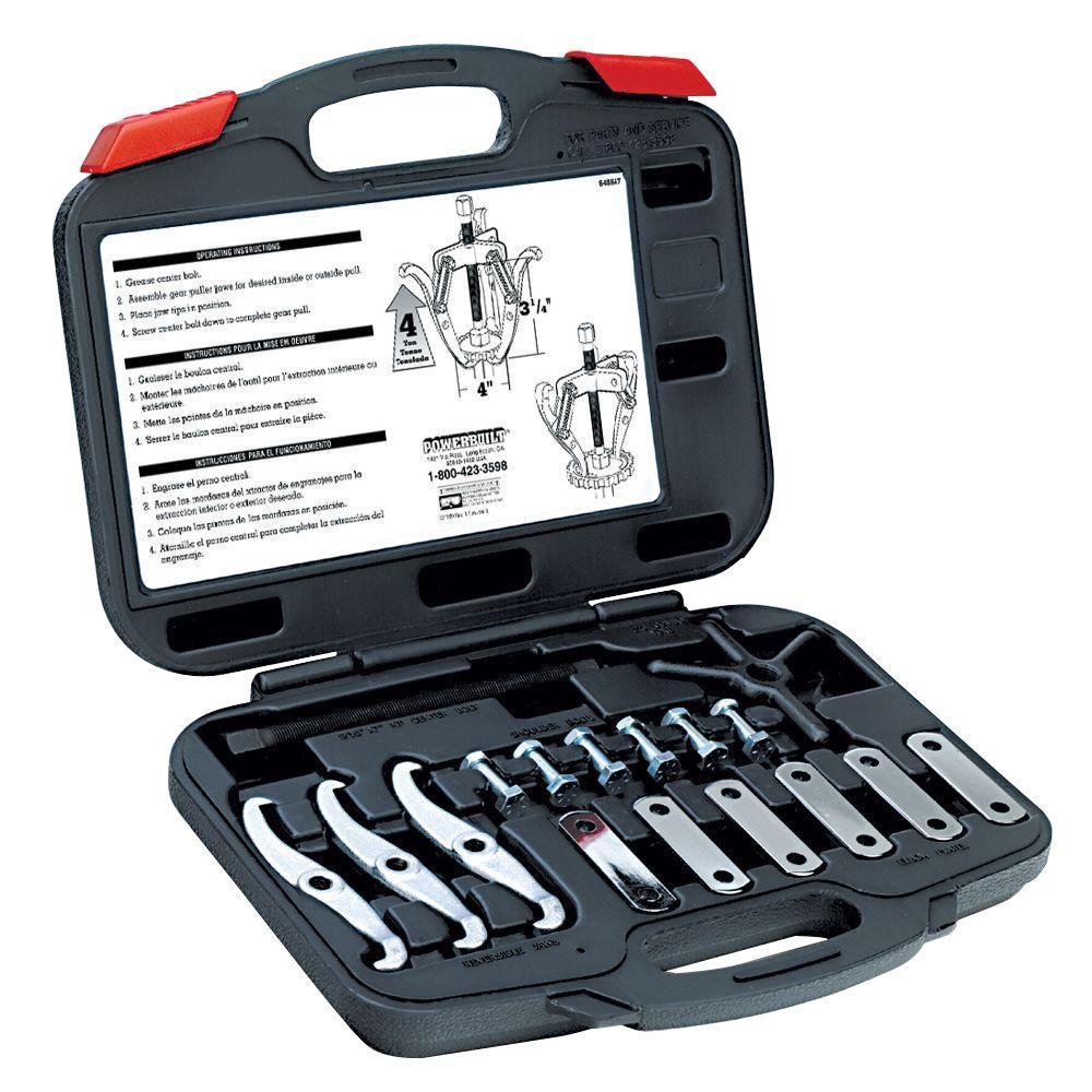 Powerbuilt 4 in. Gear Puller Kit648647 The Home Depot