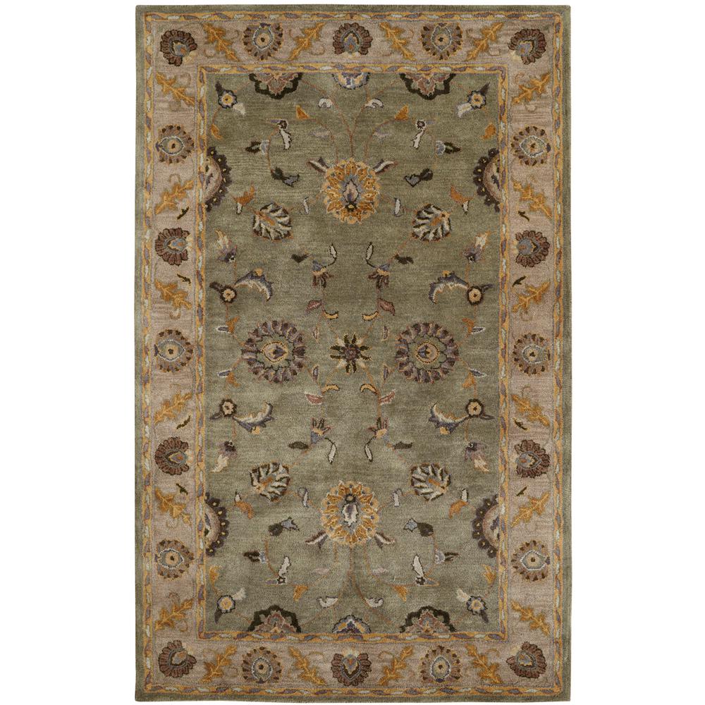 8 X 11 Beige Wool Blend Area Rugs The Home Depot Charisma Beige Green 8 Ft X 11 Indoor Area Rug