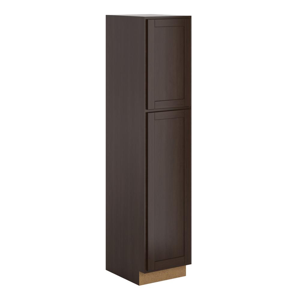 Hampton Bay Princeton Assembled 18 X 84 X 24 In Pantry Utility In