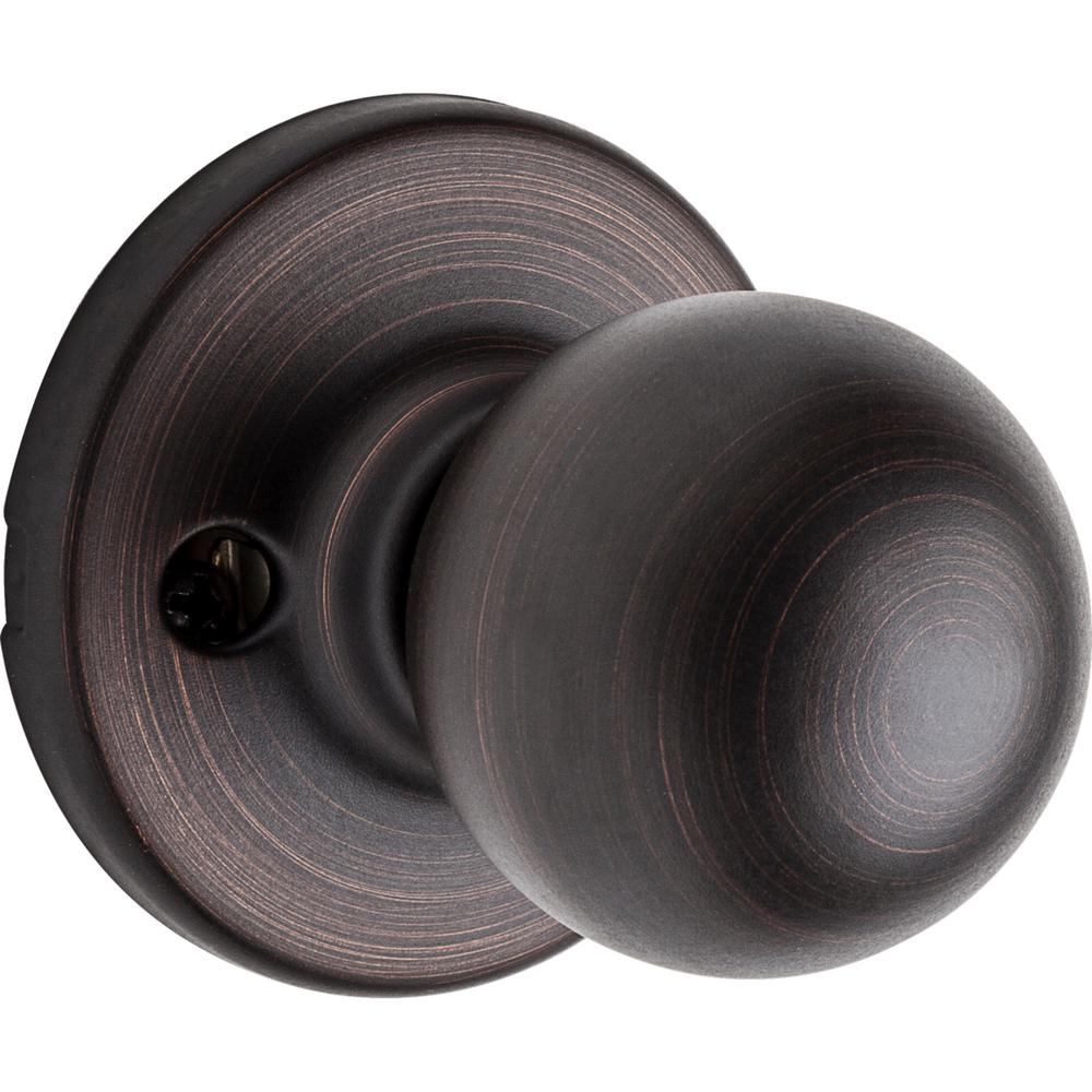 Kwikset Polo Venetian Bronze Dummy Door Knob 488p11pv1 The Home
