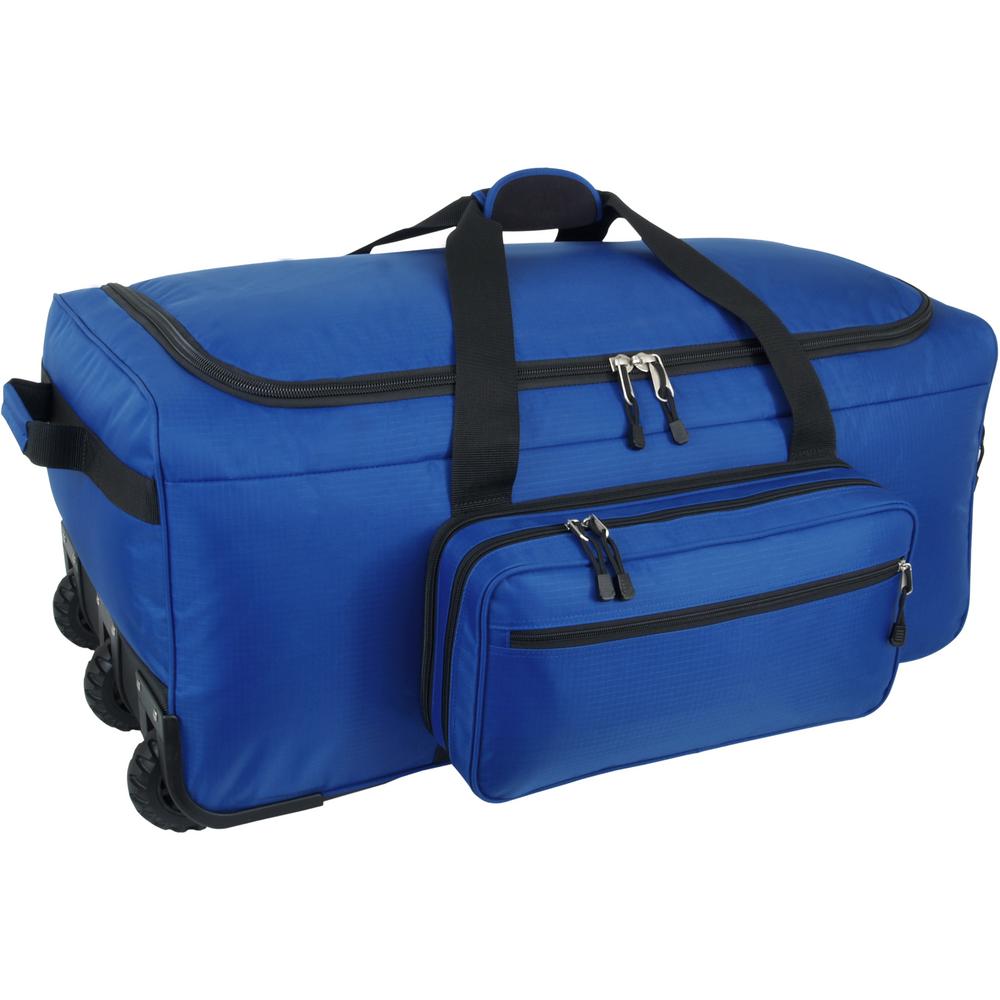 royal blue suitcase