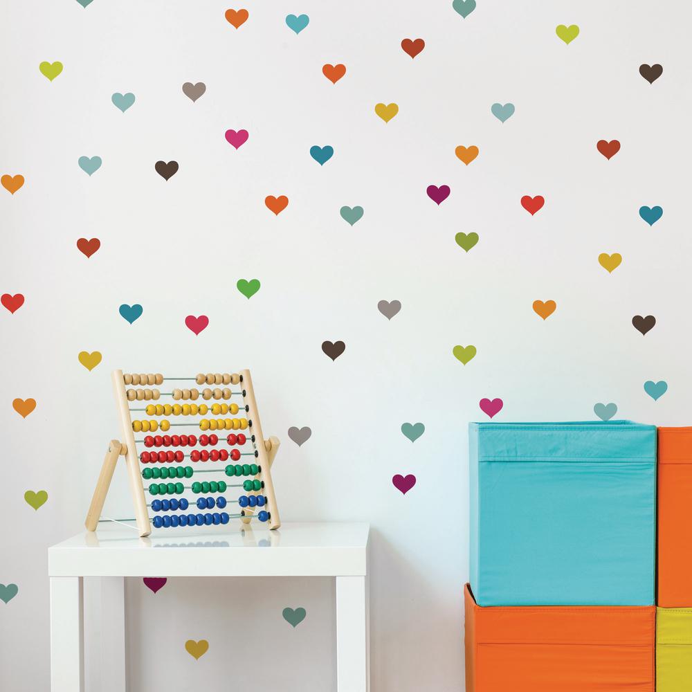 Adzif Little HeartsKids Wall Decal (2-Sheets), Multi-Color was $15.73 now $12.22 (22.0% off)