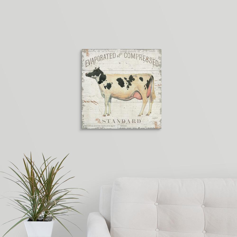 On The Farm Ii By James Wiens Canvas Wall Art